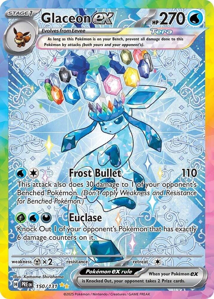 Glaceon ex (150/131) [Scarlet & Violet: Prismatic Evolutions] Pokémon