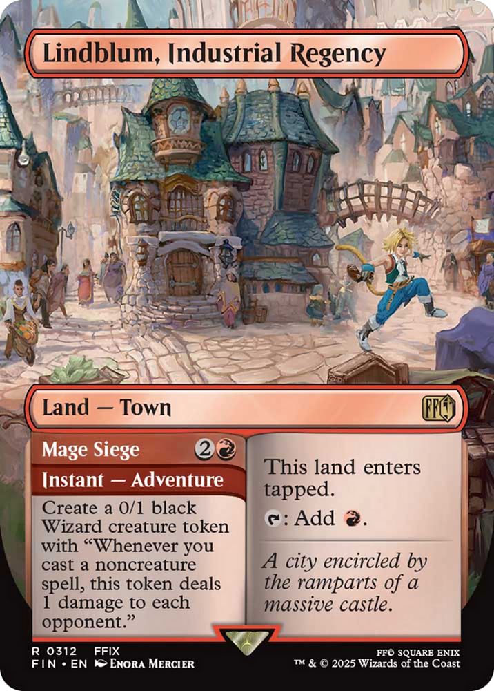 Lindblum, Industrial Regency (Borderless) [FINAL FANTASY] Magic: The Gathering