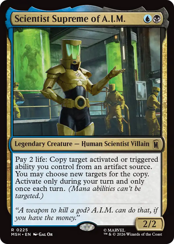 Scientist Supreme of A.I.M. [Marvel Super Heroes] Magic: The Gathering
