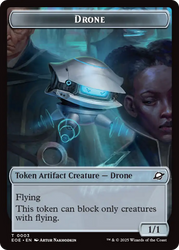 Robot // Drone Double-Sided Token [Edge of Eternities Tokens] Magic: The Gathering