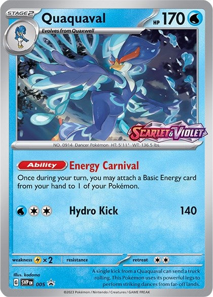 Quaquaval (005) [Scarlet & Violet: Black Star Promos] Pokémon