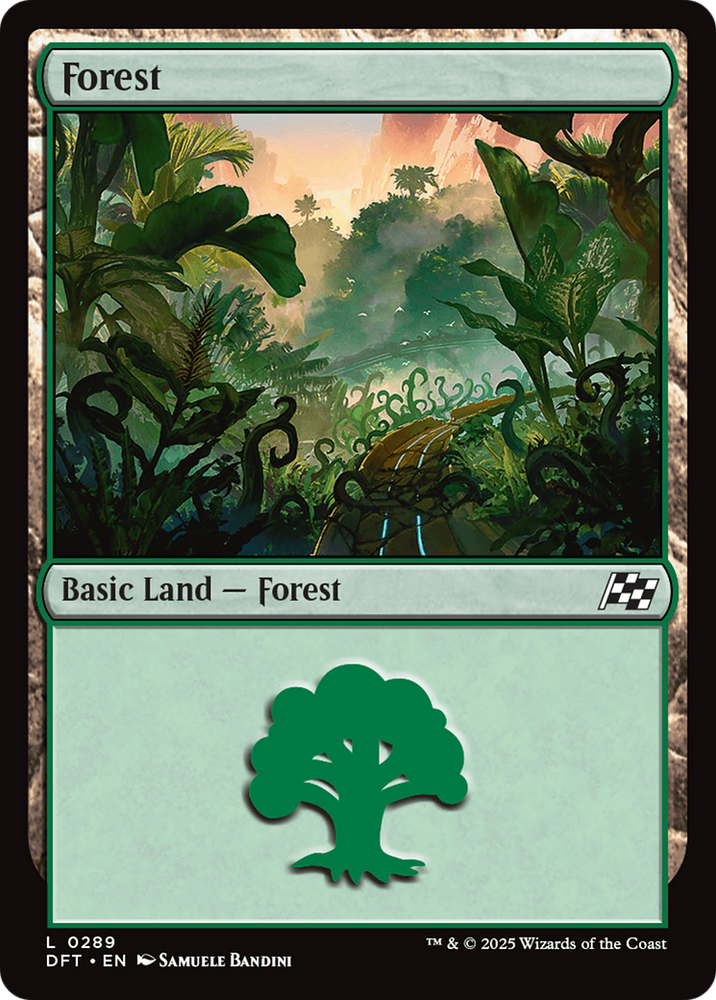 Forest (0289) [Aetherdrift] Magic: The Gathering
