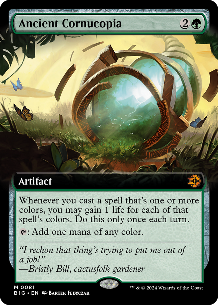 Ancient Cornucopia (Extended Art) [Outlaws of Thunder Junction: The Big Score] Magic: The Gathering