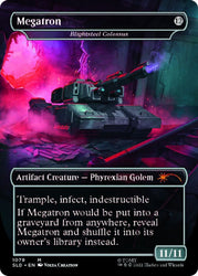 Blightsteel Colossus - Megatron (Borderless) [Secret Lair Drop Series] Magic: The Gathering