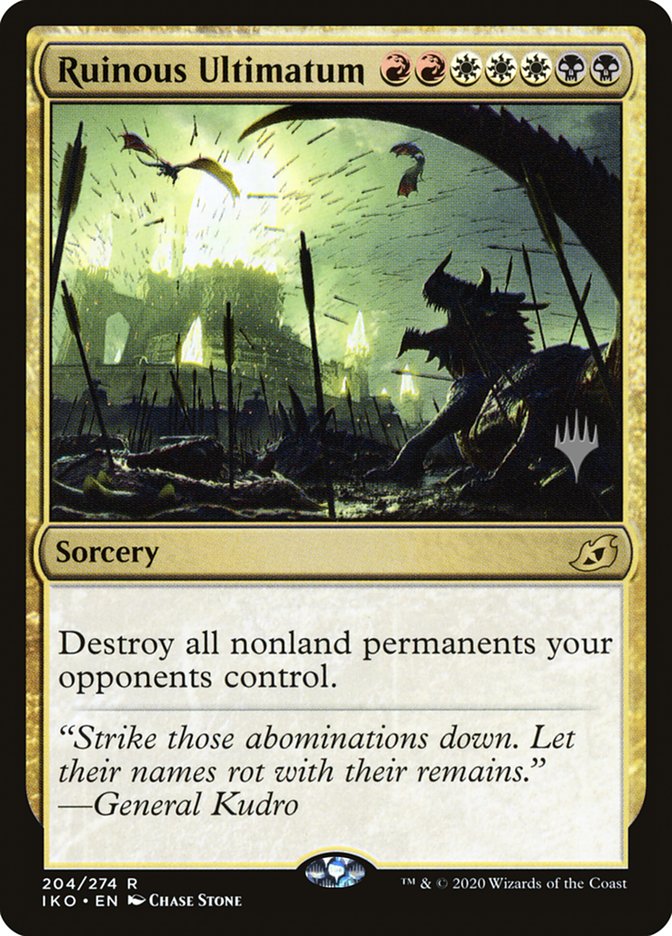Ruinous Ultimatum (Promo Pack) [Ikoria: Lair of Behemoths Promos] Magic: The Gathering
