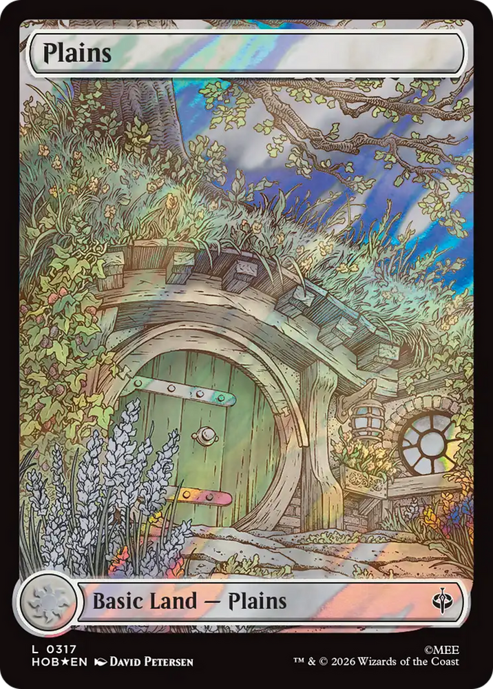 Plains (0317) (Surge Foil) [The Hobbit] Magic: The Gathering