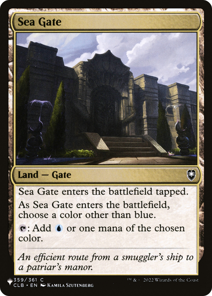 Sea Gate [The List] Magic: The Gathering