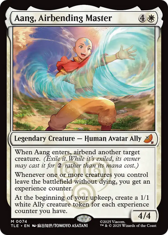 Aang, Airbending Master [Avatar: The Last Airbender: Eternal-Legal] Magic: The Gathering