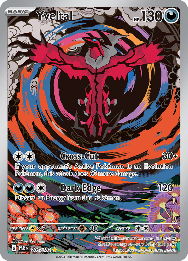 Yveltal (205/182) [Scarlet & Violet: Paradox Rift] Pokémon