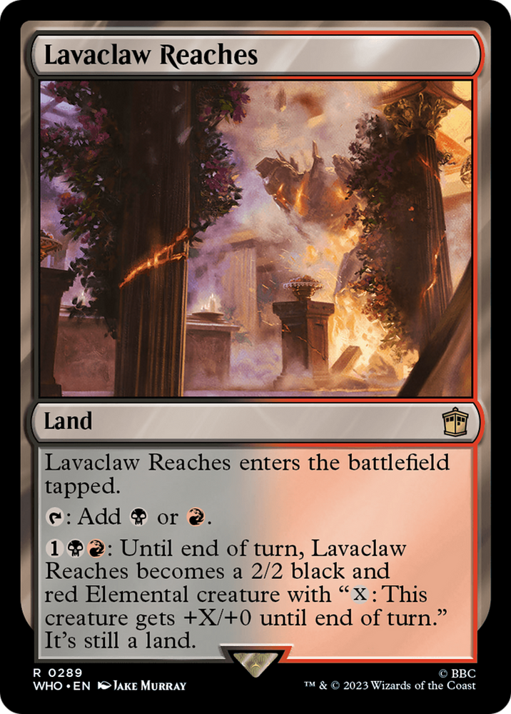 Lavaclaw Reaches [Doctor Who] Magic: The Gathering