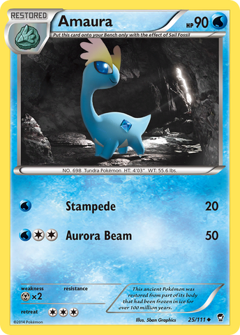 Amaura (25/111) [XY: Furious Fists] Pokémon