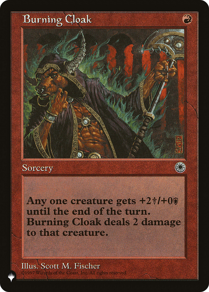 Burning Cloak [The List] Magic: The Gathering