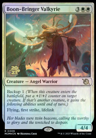 Boon-Bringer Valkyrie [March of the Machine Prerelease Promos] Magic: The Gathering