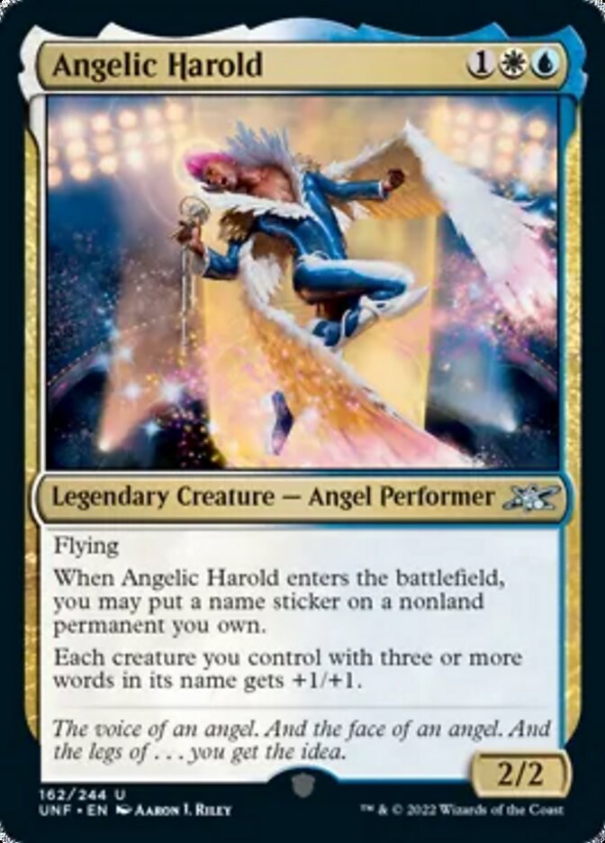 Angelic Harold [Unfinity] Magic: The Gathering