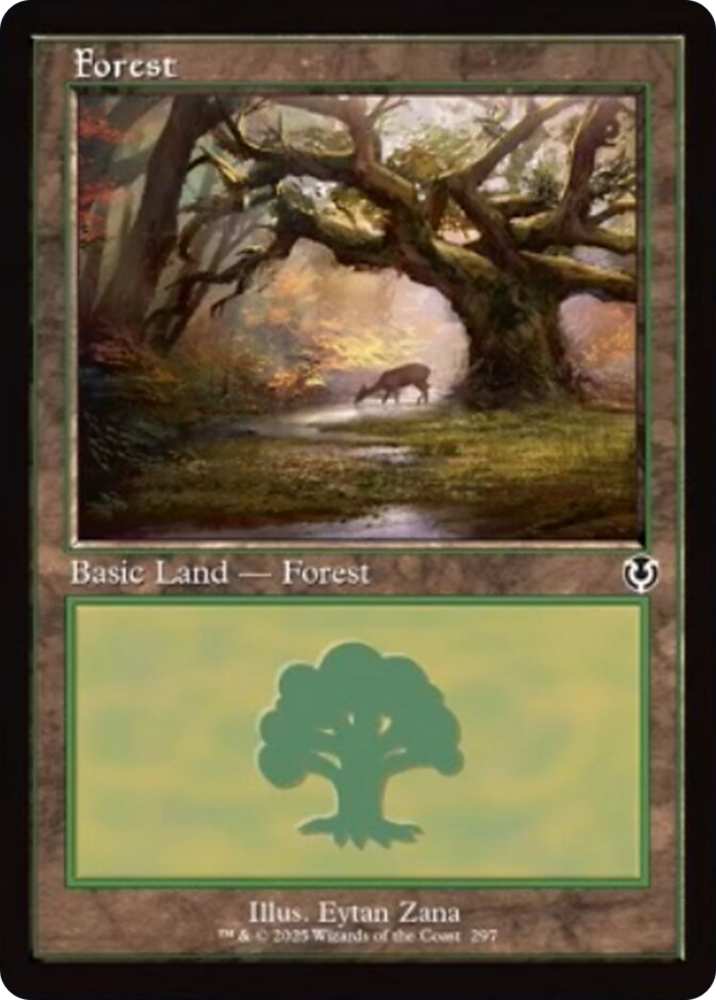 Forest (297) (Retro Frame) [Innistrad Remastered] Magic: The Gathering