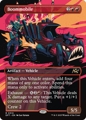 Boommobile (Borderless) [Aetherdrift] Magic: The Gathering