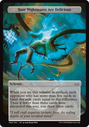Your Nightmares are Delicious (Full Art) [Duskmourn: Archenemy] Magic: The Gathering