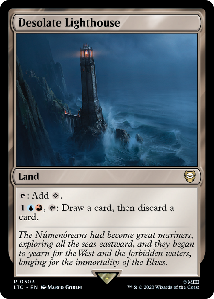 Desolate Lighthouse [The Lord of the Rings: Tales of Middle-Earth Commander] Magic: The Gathering