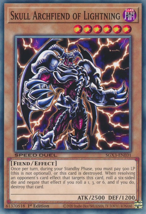 Skull Archfiend of Lightning [SGX3-ENE01] Common Yu-Gi-Oh!