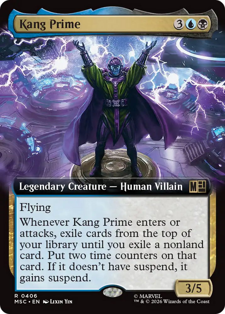 Kang Prime (Extended Art) [Marvel Super Heroes Commander] Magic: The Gathering