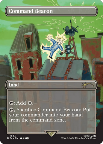 Command Beacon (Rainbow Foil) [Secret Lair Drop Series] Magic: The Gathering