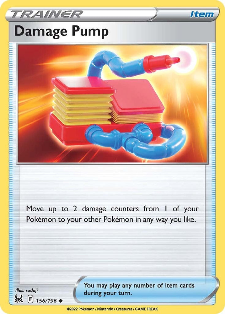 Damage Pump (156/196) [Sword & Shield: Lost Origin] Pokémon
