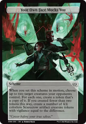 Your Own Face Mocks You (Full Art) [Duskmourn: Archenemy] Magic: The Gathering
