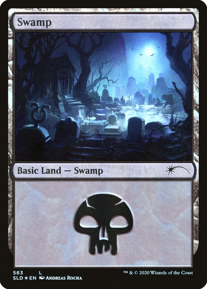 Swamp (Spooky) (563) [Secret Lair Drop Promos] Magic: The Gathering
