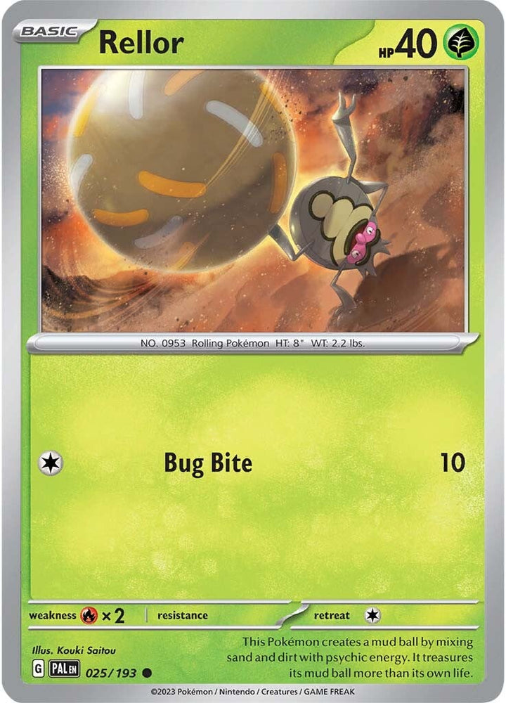 Rellor (025/193) [Scarlet & Violet: Paldea Evolved] Pokémon