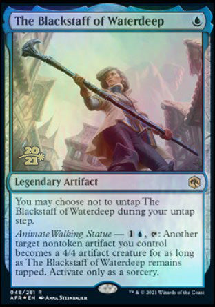 The Blackstaff of Waterdeep [Dungeons & Dragons: Adventures in the Forgotten Realms Prerelease Promos] Magic: The Gathering