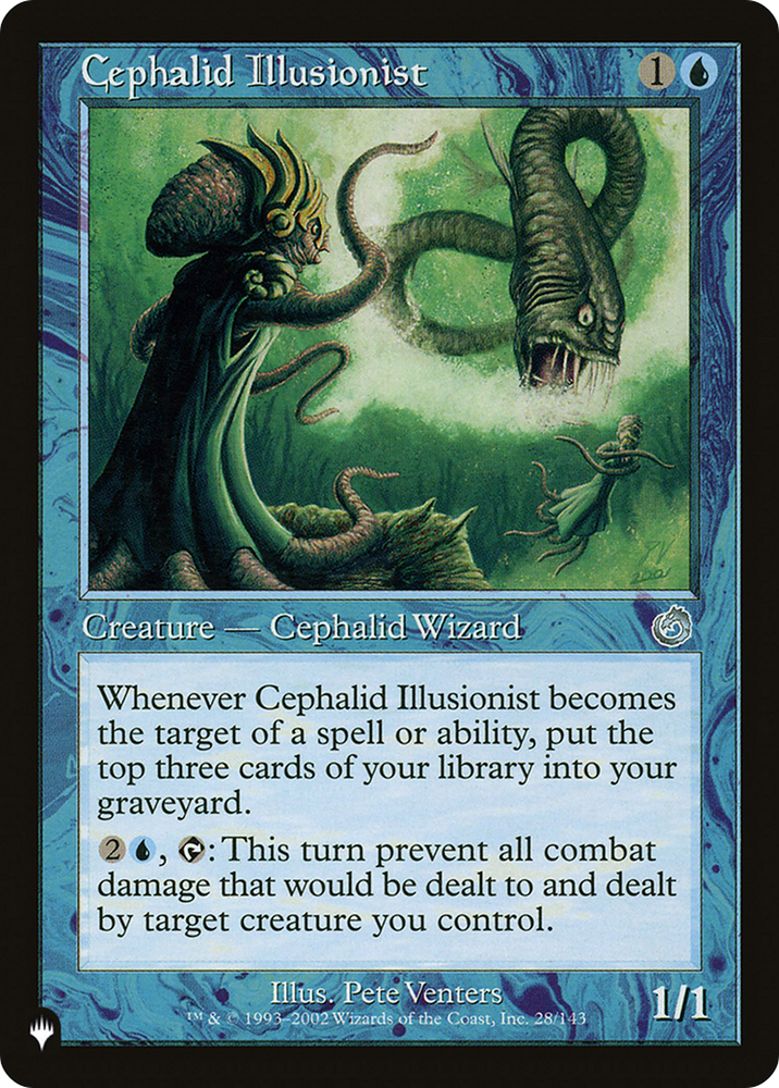 Cephalid Illusionist [The List] Magic: The Gathering