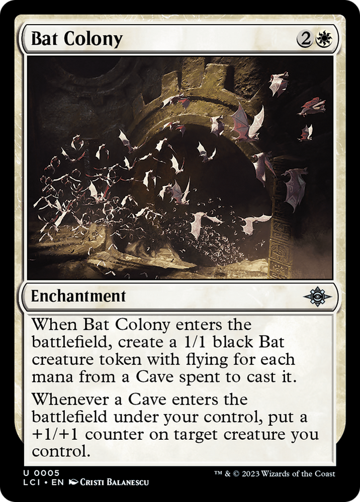 Bat Colony [The Lost Caverns of Ixalan] Magic: The Gathering