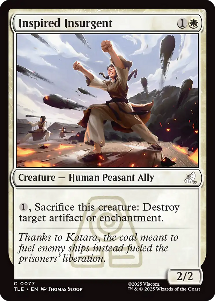 Inspired Insurgent [Avatar: The Last Airbender: Eternal-Legal] Magic: The Gathering