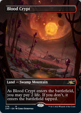 Blood Crypt (Borderless) [Unfinity] Magic: The Gathering
