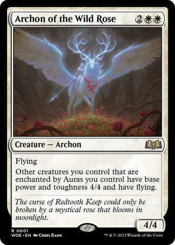 Archon of the Wild Rose [Wilds of Eldraine] Magic: The Gathering