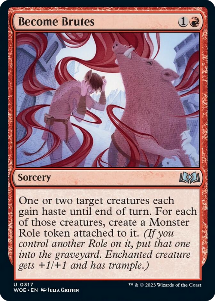 Become Brutes [Wilds of Eldraine] Magic: The Gathering