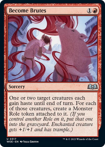 Become Brutes [Wilds of Eldraine] Magic: The Gathering