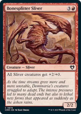 Bonesplitter Sliver [Commander Masters] Magic: The Gathering