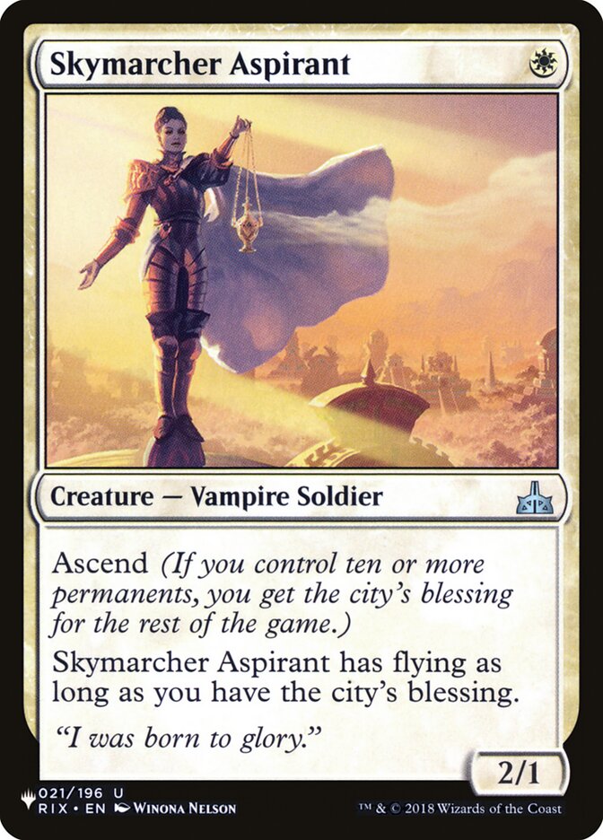 Skymarcher Aspirant [The List] Magic: The Gathering