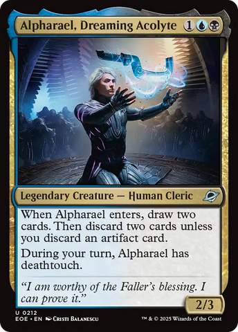 Alpharael, Dreaming Acolyte [Edge of Eternities] Magic: The Gathering