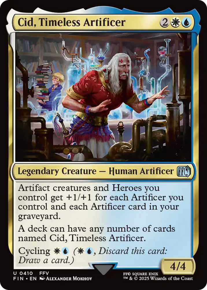 Cid, Timeless Artificer (0410) [FINAL FANTASY] Magic: The Gathering