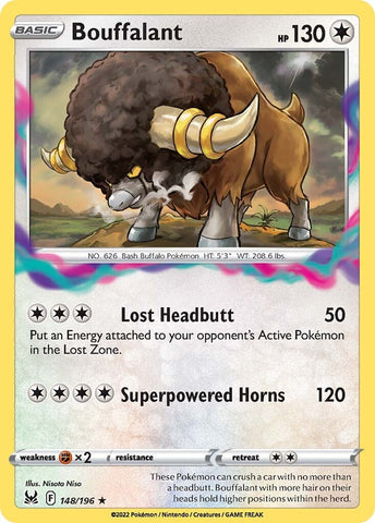 Bouffalant (148/196) [Sword & Shield: Lost Origin] Pokémon