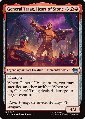 General Traag, Heart of Stone [Teenage Mutant Ninja Turtles] Magic: The Gathering