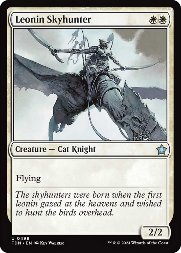 Leonin Skyhunter [Foundations] Magic: The Gathering