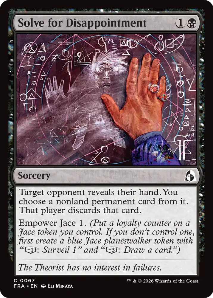 Solve for Disappointment [Reality Fracture] Magic: The Gathering