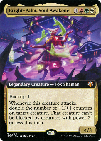 Bright-Palm, Soul Awakener (Extended Art) [March of the Machine Commander] Magic: The Gathering