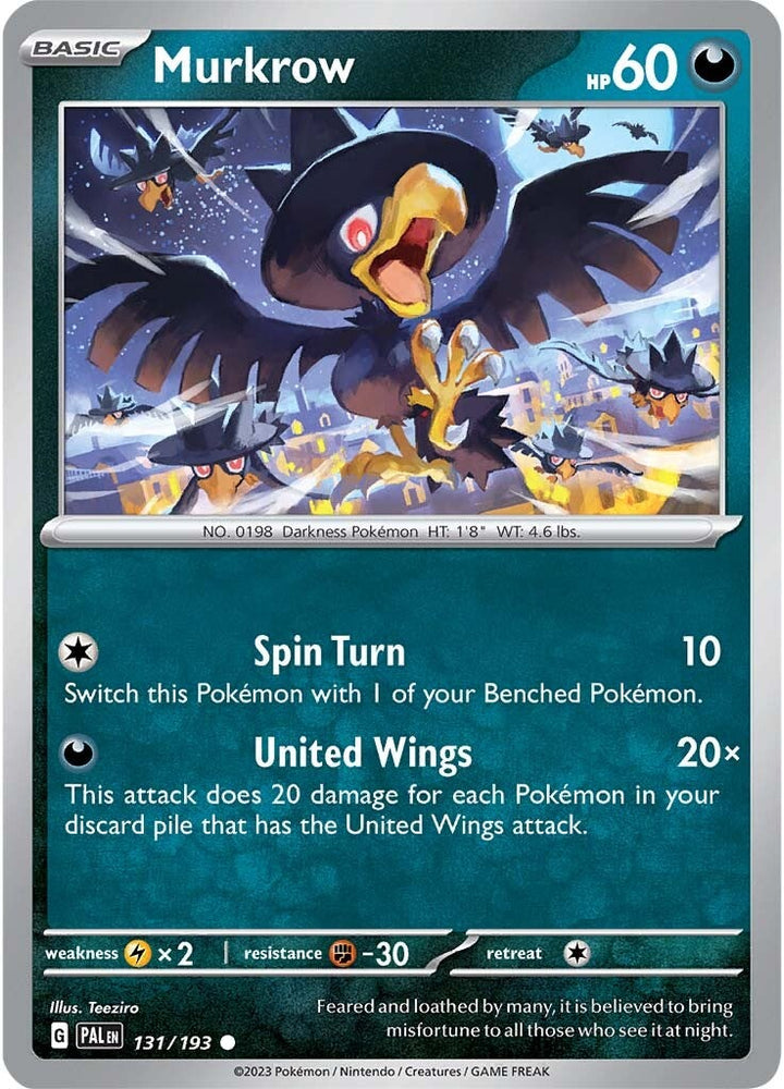 Murkrow (131/193) [Scarlet & Violet: Paldea Evolved] Pokémon