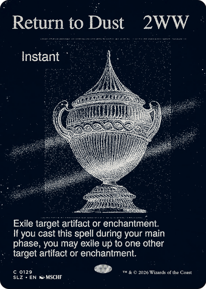 Return to Dust (0129) [Secret Lair x MSCHF: The Zeta Set] Magic: The Gathering