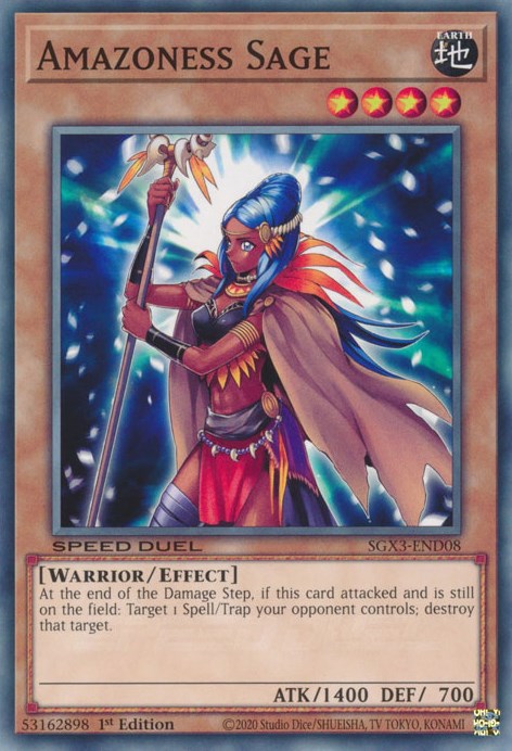 Amazoness Sage [SGX3-END08] Common Yu-Gi-Oh!