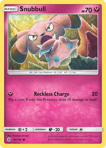 Snubbull (90/149) [Sun & Moon: Base Set] Pokémon